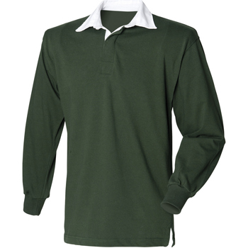 textil Hombre Polos manga larga Front Row Rugby Verde