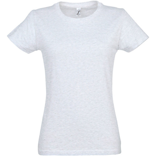 textil Mujer Camisetas manga corta Sols Imperial Gris