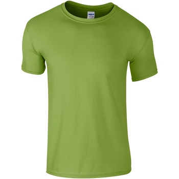 textil Hombre Camisetas manga corta Gildan Soft-Style Verde