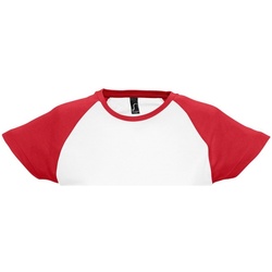 textil Mujer Camisetas manga corta Sols Milky Rojo