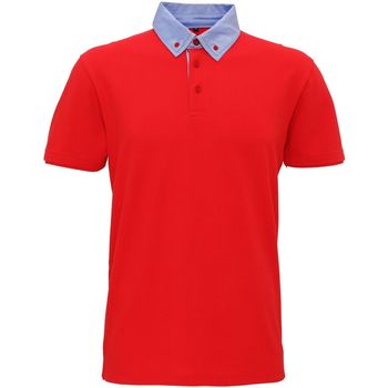 textil Hombre Tops y Camisetas Asquith & Fox Chambray Rojo