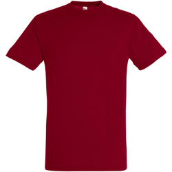 textil Hombre Camisetas manga corta Sols Regent Rojo