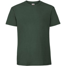 textil Hombre Camisetas manga larga Fruit Of The Loom 61422 Verde
