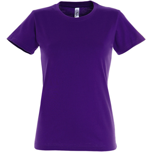 textil Mujer Camisetas manga corta Sols Imperial Violeta