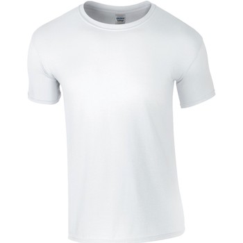 textil Hombre Camisetas manga corta Gildan Soft-Style Blanco