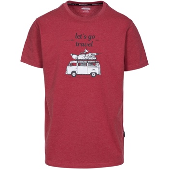 textil Hombre Camisetas manga larga Trespass Motorway Rojo
