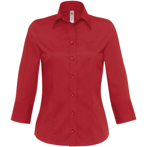 textil Mujer Camisas B And C Milano Rojo