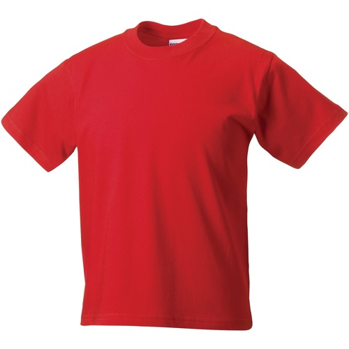textil Niños Camisetas manga larga Jerzees Schoolgear ZT180B Rojo