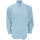 textil Hombre Camisas manga larga Kustom Kit KK351 Azul