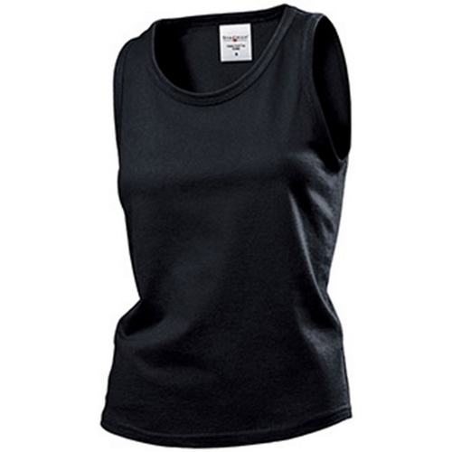 textil Mujer Camisetas sin mangas Stedman AB281 Negro