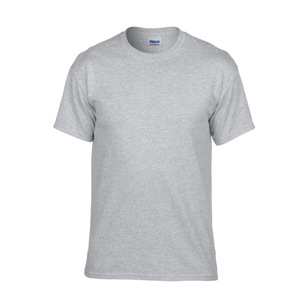 textil Camisetas manga corta Gildan DryBlend Gris