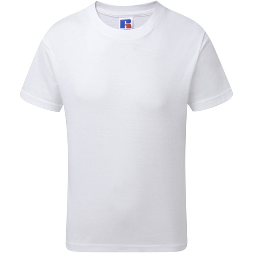 textil Niños Tops y Camisetas Jerzees Schoolgear J155B Blanco