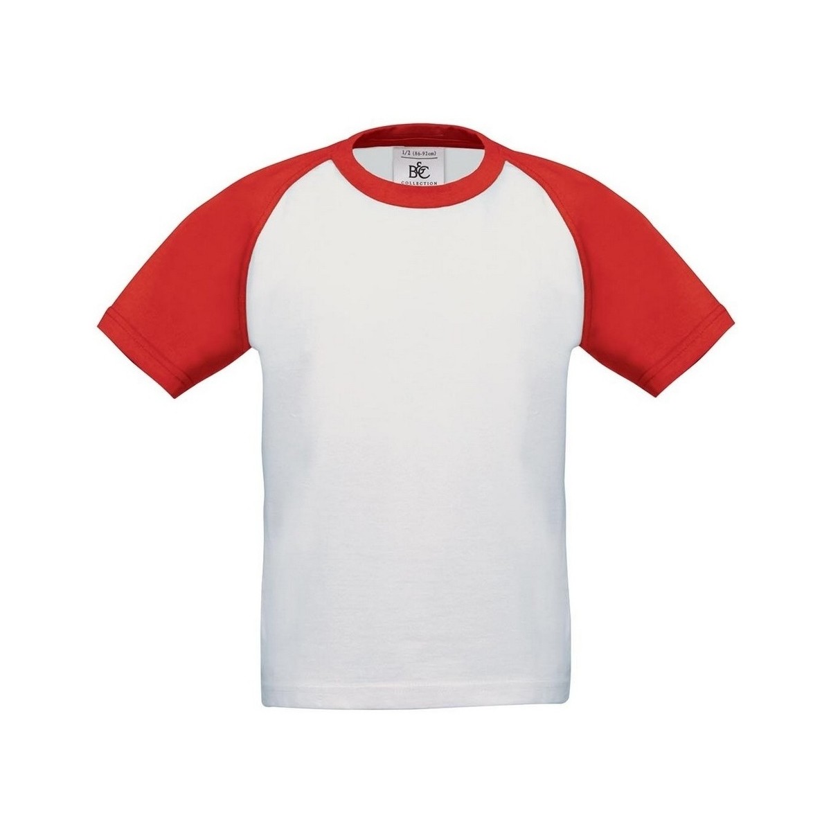 textil Niño Camisetas manga corta B And C TK350 Rojo
