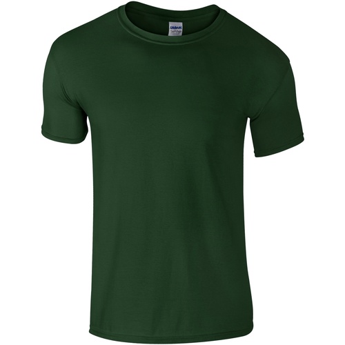 textil Hombre Camisetas manga corta Gildan Softstyle Verde