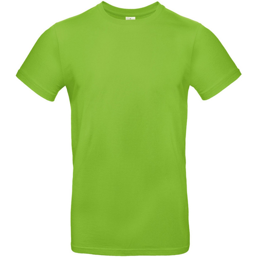 textil Hombre Camisetas manga larga B And C TU03T Verde
