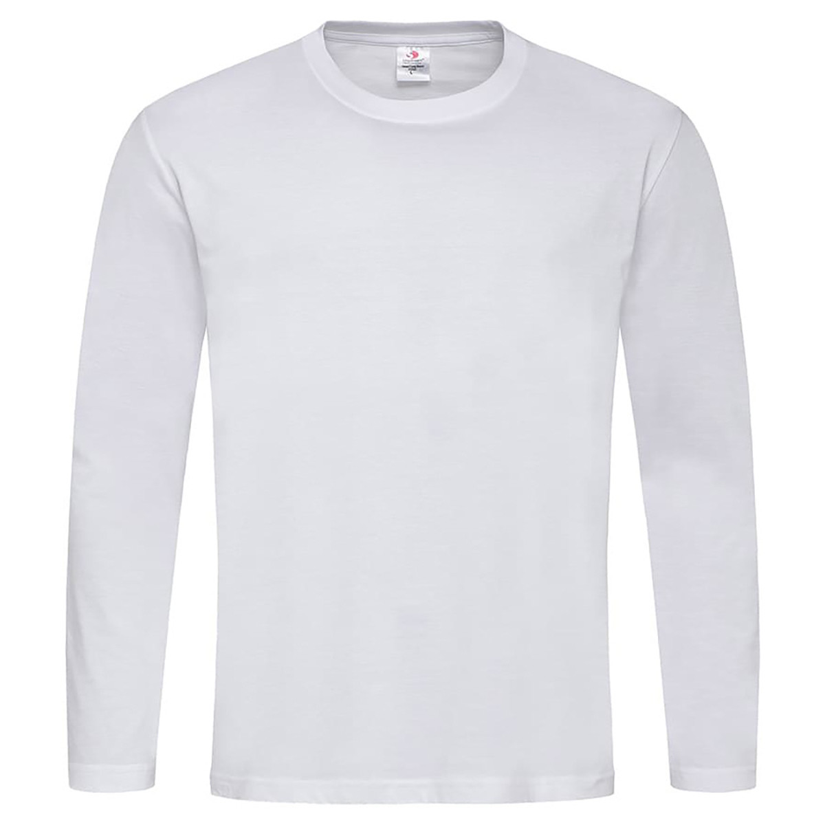 textil Hombre Camisetas manga larga Stedman AB277 Blanco