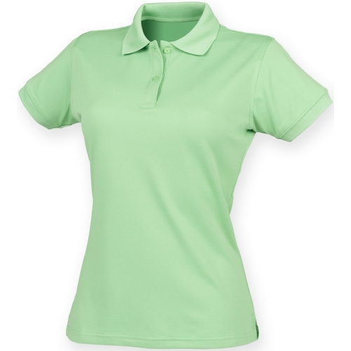 textil Mujer Tops y Camisetas Henbury Coolplus Verde