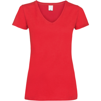 textil Mujer Camisetas manga corta Universal Textiles Value Rojo