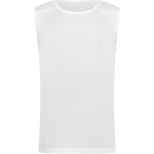 textil Hombre Camisetas sin mangas Stedman AB345 Blanco