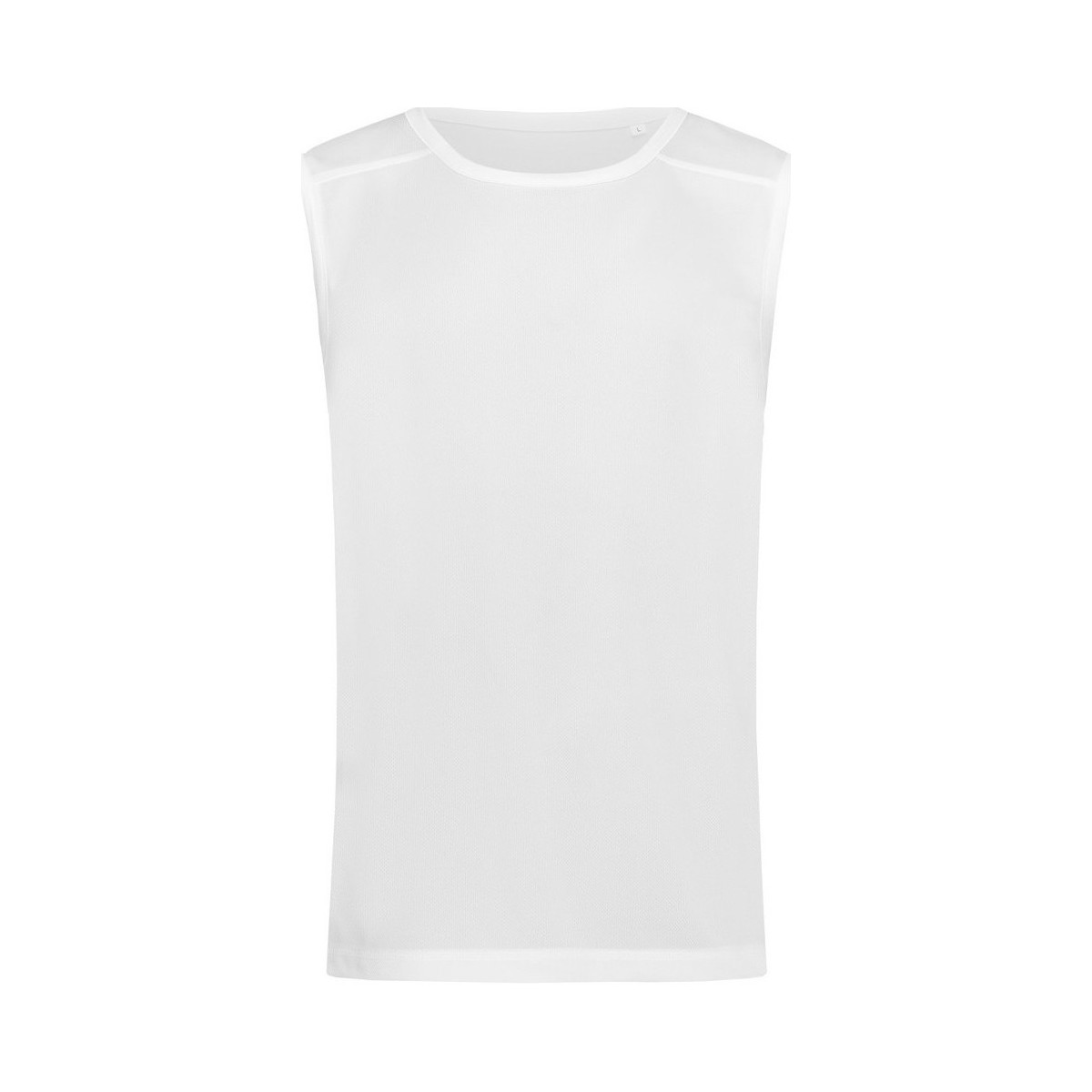 textil Hombre Camisetas sin mangas Stedman AB345 Blanco