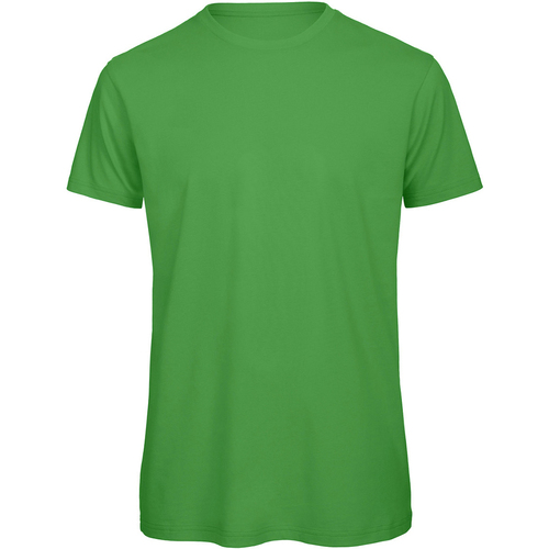 textil Hombre Camisetas manga larga B And C TM042 Verde