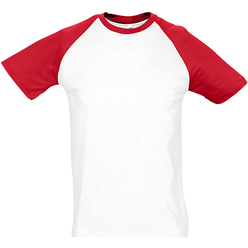 textil Hombre Camisetas manga corta Sols Funky Rojo