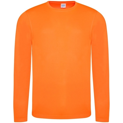textil Hombre Camisetas manga larga Awdis Performance Naranja
