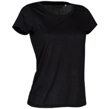 textil Mujer Camisetas manga larga Stedman Cotton Touch Negro
