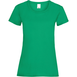 textil Mujer Camisetas manga corta Universal Textiles 61372 Verde