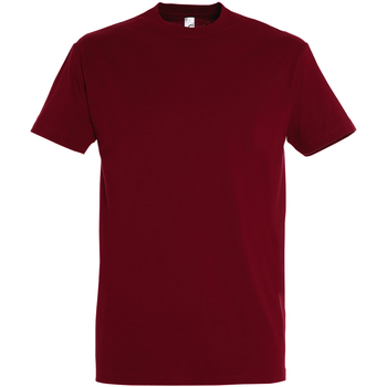 textil Hombre Camisetas manga corta Sols Imperial Rojo