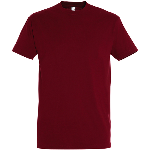 textil Hombre Camisetas manga corta Sols Imperial Rojo