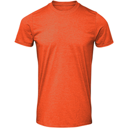 textil Hombre Camisetas manga larga Gildan Soft Style Naranja