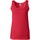 textil Mujer Camisetas sin mangas Gildan 64200L Rojo