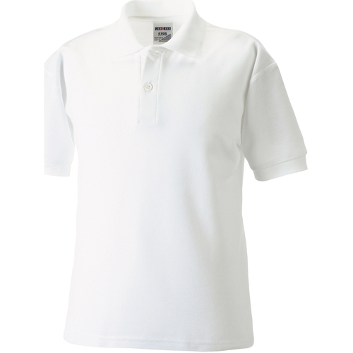 textil Niños Tops y Camisetas Jerzees Schoolgear 539B Blanco