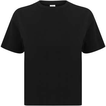 textil Mujer Camisetas manga corta Skinni Fit Cropped Boxy Negro