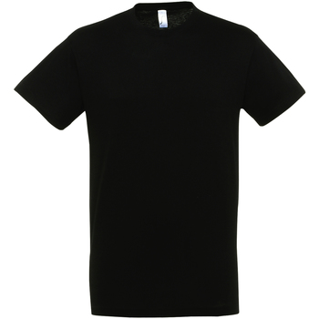 textil Hombre Camisetas manga corta Sols 11380 Negro