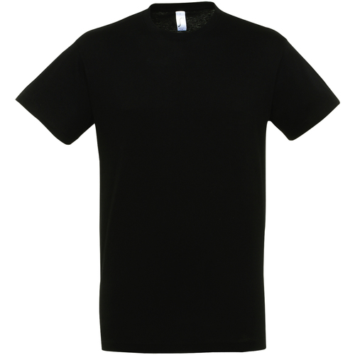 textil Hombre Camisetas manga corta Sols Regent Negro