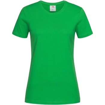 textil Mujer Camisetas manga larga Stedman AB278 Verde