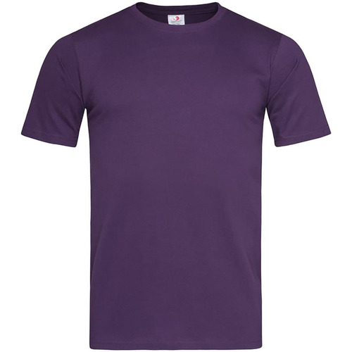 textil Hombre Camisetas manga larga Stedman AB270 Violeta