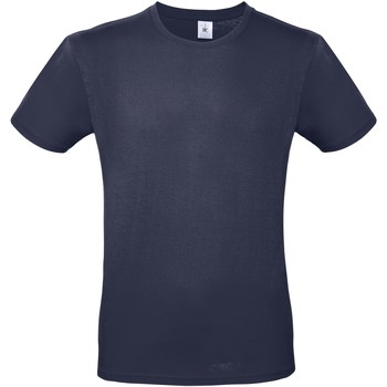 textil Hombre Camisetas manga larga B And C TU01T Azul