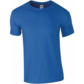 textil Hombre Camisetas manga corta Gildan Soft-Style Azul