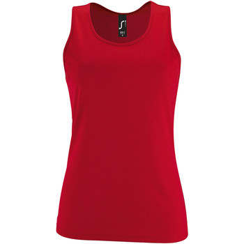 textil Mujer Camisetas sin mangas Sols 2117 Rojo