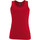 textil Mujer Camisetas sin mangas Sols 2117 Rojo