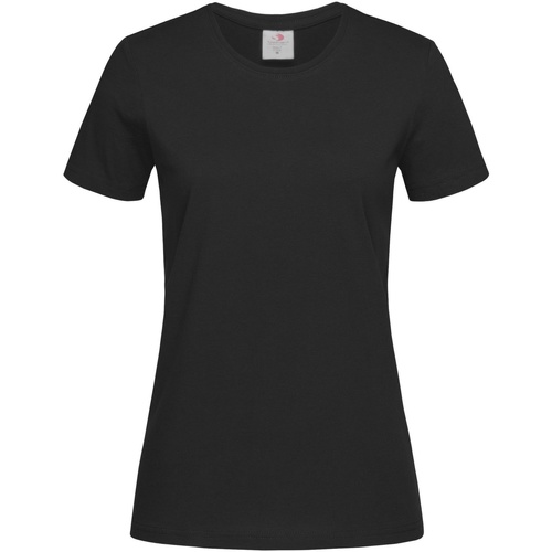 textil Mujer Camisetas manga larga Stedman AB278 Negro