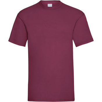 textil Hombre Camisetas manga corta Universal Textiles 61036 Rojo