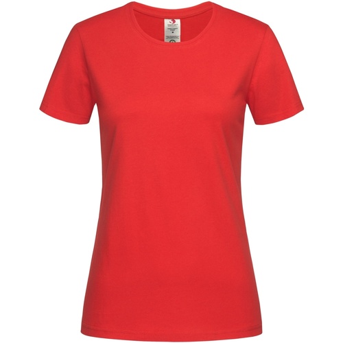 textil Mujer Camisetas manga larga Stedman AB458 Rojo