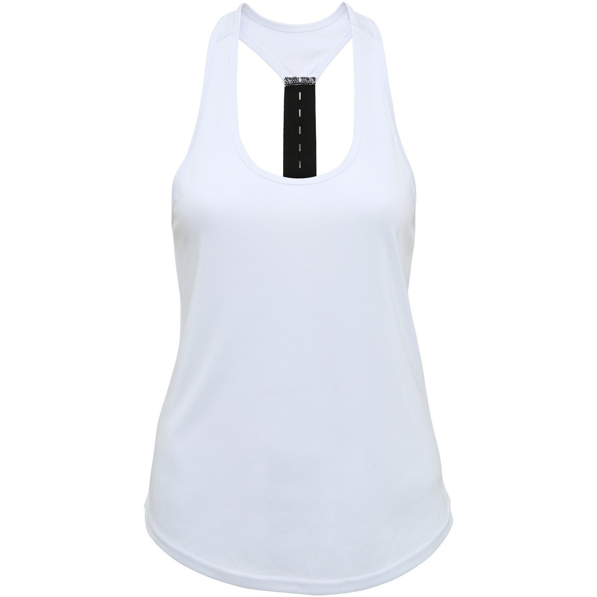 textil Mujer Camisetas sin mangas Tridri TR027 Blanco