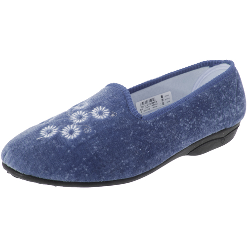 Zapatos Mujer Pantuflas Zedzzz DF494 Azul