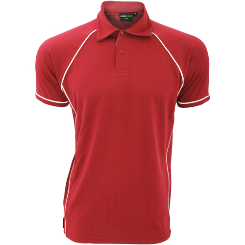 textil Tops y Camisetas Finden & Hales Piped Rojo