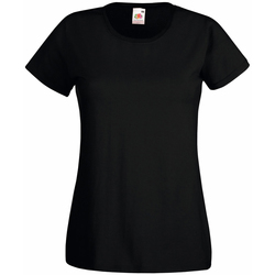 textil Mujer Camisetas manga corta Universal Textiles 61372 Negro